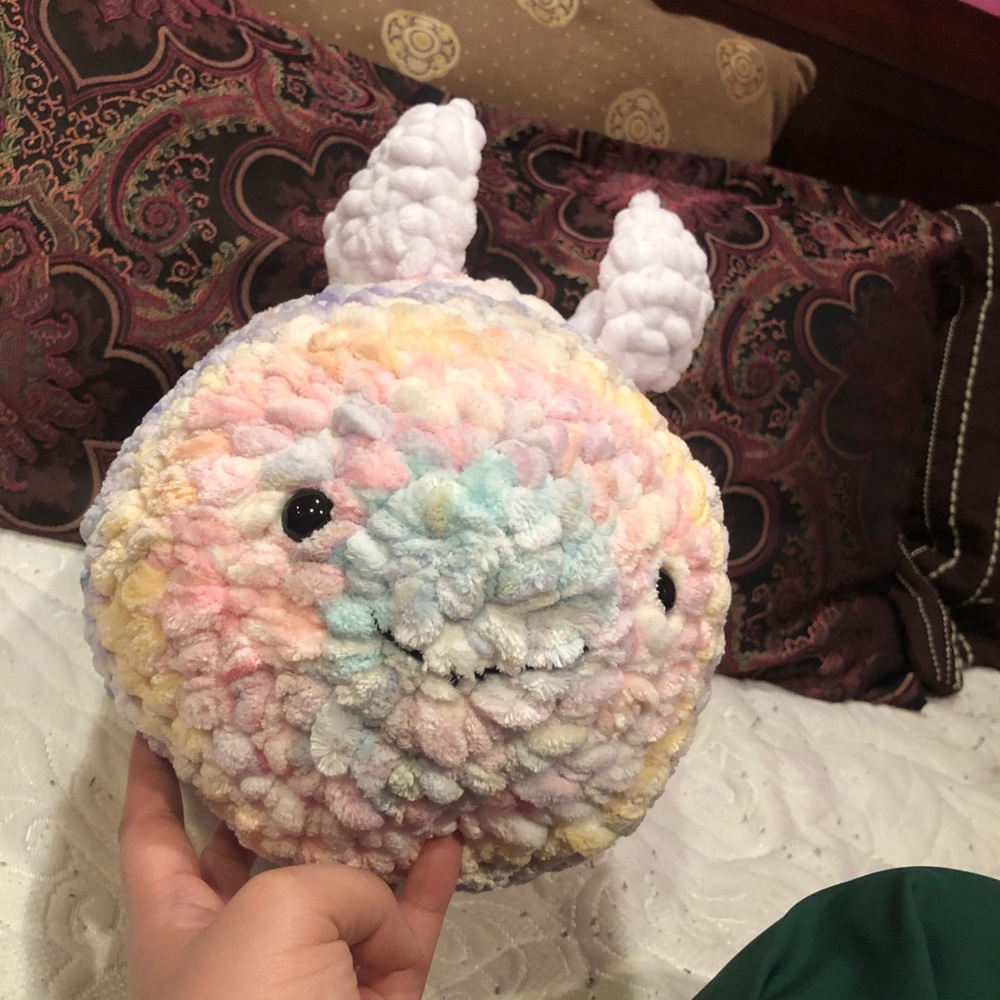 Cotton candy swirl giant butterfly